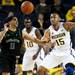 Michigan sophomore Jon Horford scrambles for a loose ball in the first half of the game against Binghamton on Tuesday. Daniel Brenner I AnnArbor.com